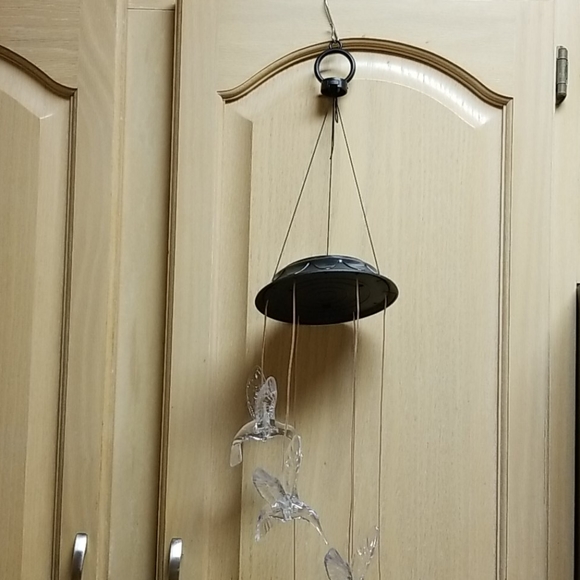 Solar Hummingbird Wind Chime - Picture 5 of 7